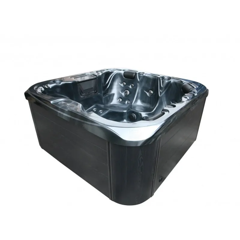 bazen hidromasažni - jacuzzi vanjski tahiti - sivi mramor 200x200x88 cm - slika 10