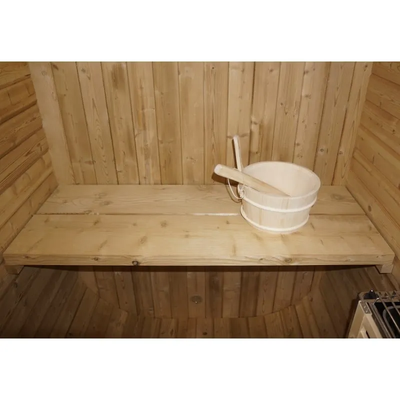 sauna vanjska lindholm za 1-2 osobe 128,2 x 120 x 194 cm (komplet za montažu) - slika 4