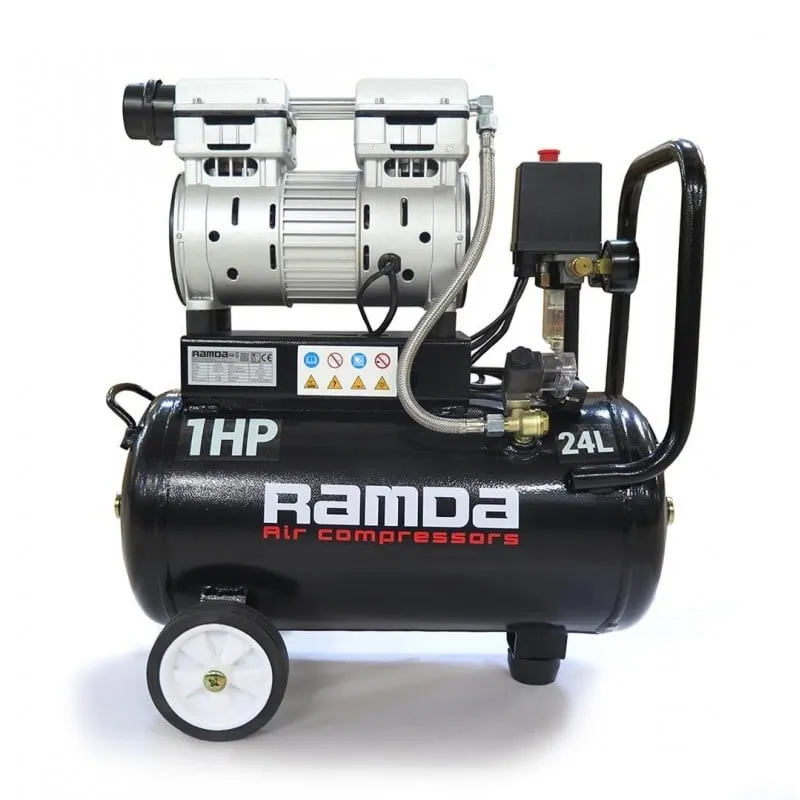 ramda kompresor tihi bezuljni 24l, 0,75kw, 8bar, 60l/min - slika 7