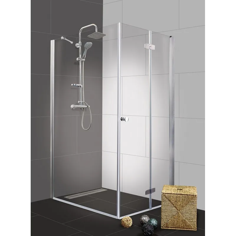 Stakleni fiksni dio za tuš stijenu krom 105-107cmx195cm - Mihovljan, Čakovec