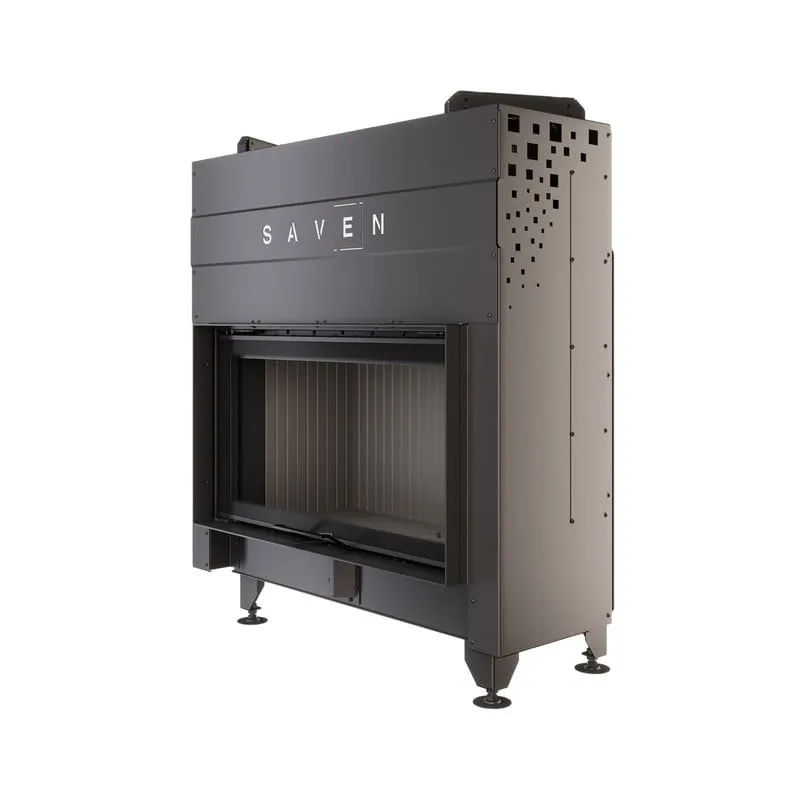 kamin ugradbeni g/saven energy up 90x50 (19,0 kw) eco - crni šamot - slika 6