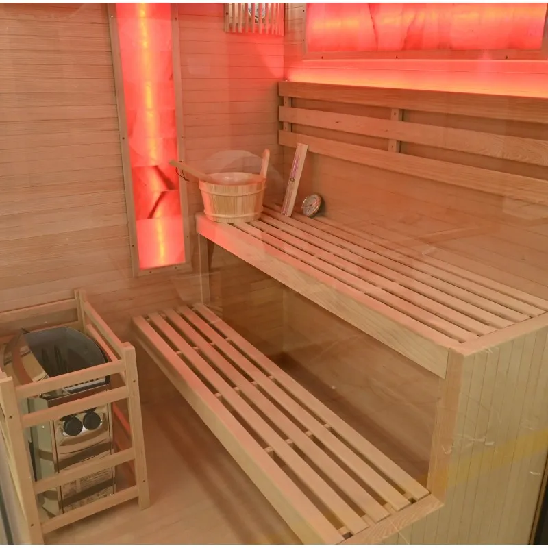 sauna luxor 2 za 3 osobe 150x140x190 cm - slika 9