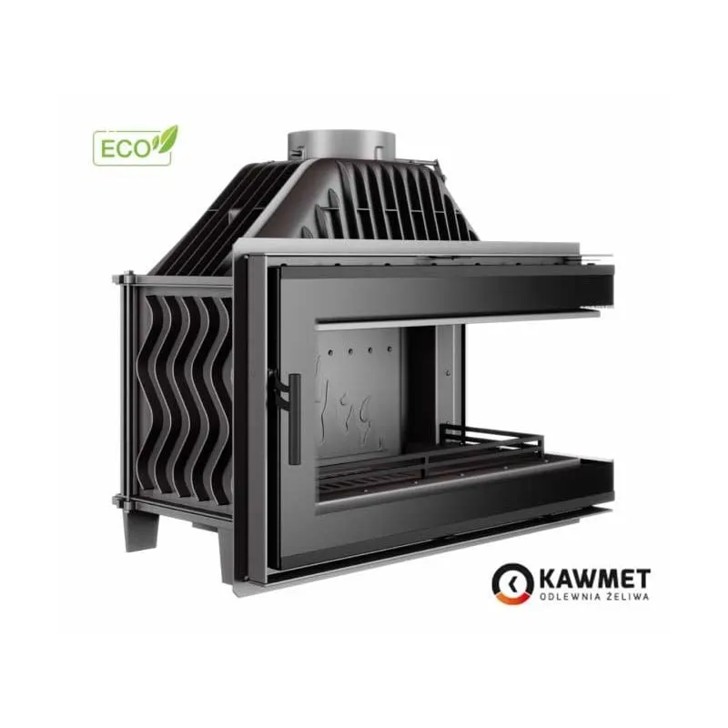kamin ugradbeni kawmet w16 pb black (13,5 kw) eco - slika 2