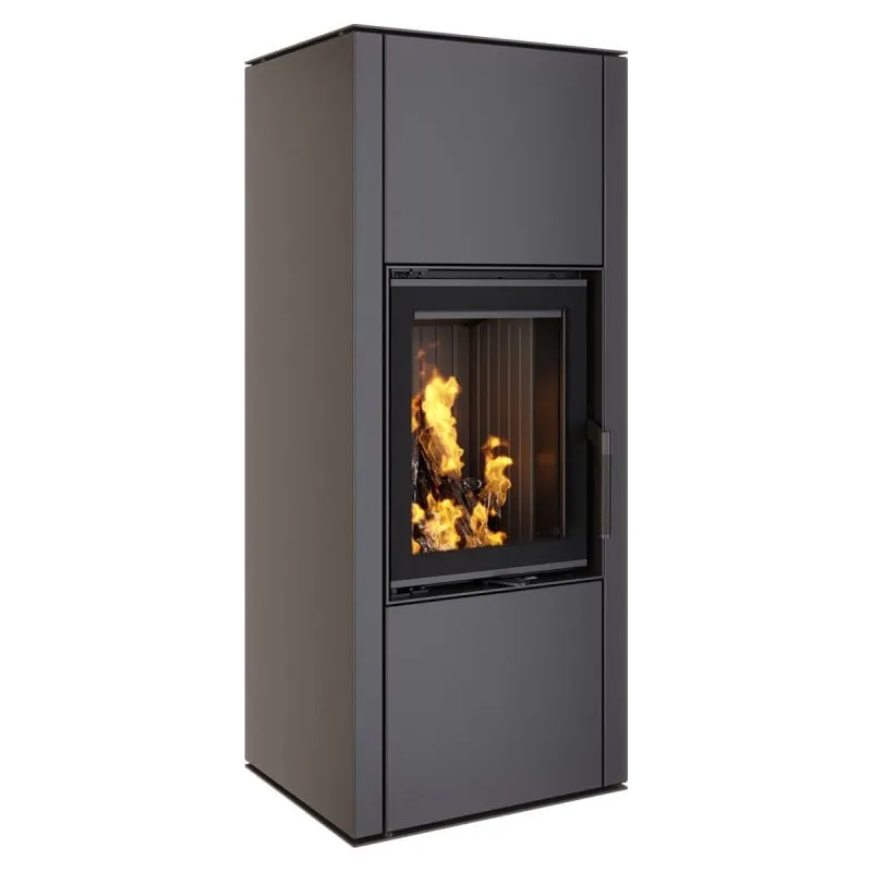 peć na drva samostojeća saven vatra l 40x50 black eco (6,6 kw) - slika 4