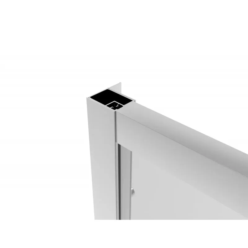 klizna tuš vrata krom 120x200 cm 6mm esg easy-clean/soft-close - slika 5