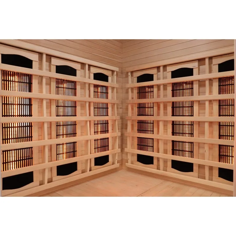 sauna supreme infracrvena za 2 osobe 120x120x190 cm - slika 9