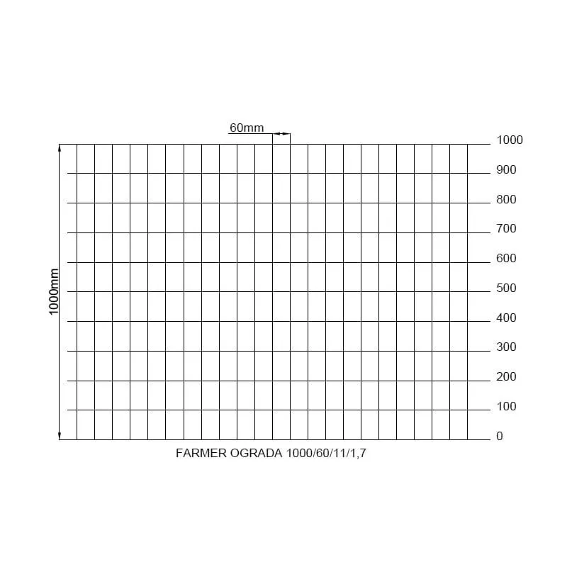 farmer pletivo extra 1000/60/11/1,6 25m - slika 3