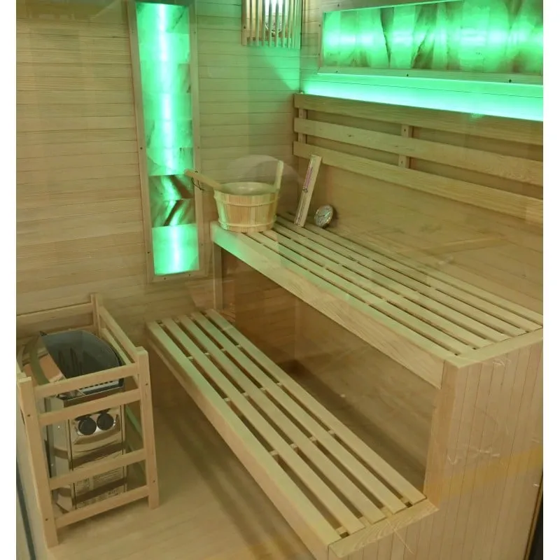 sauna luxor 2 za 3 osobe 150x140x190 cm - slika 7