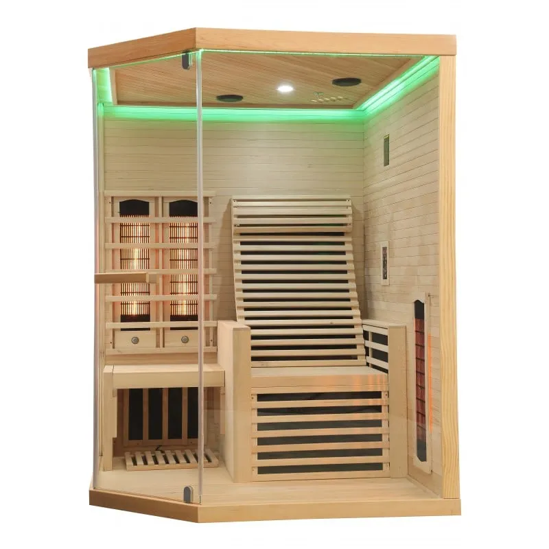 sauna carbon 3 infracrvena za 2 osobe 150x150x195 cm - slika 14