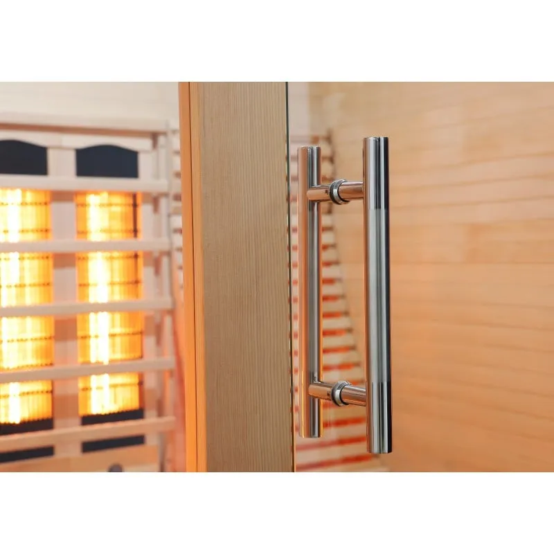 sauna infracrvena oslo kabina za 2 osobe 150x150x200 cm - slika 4