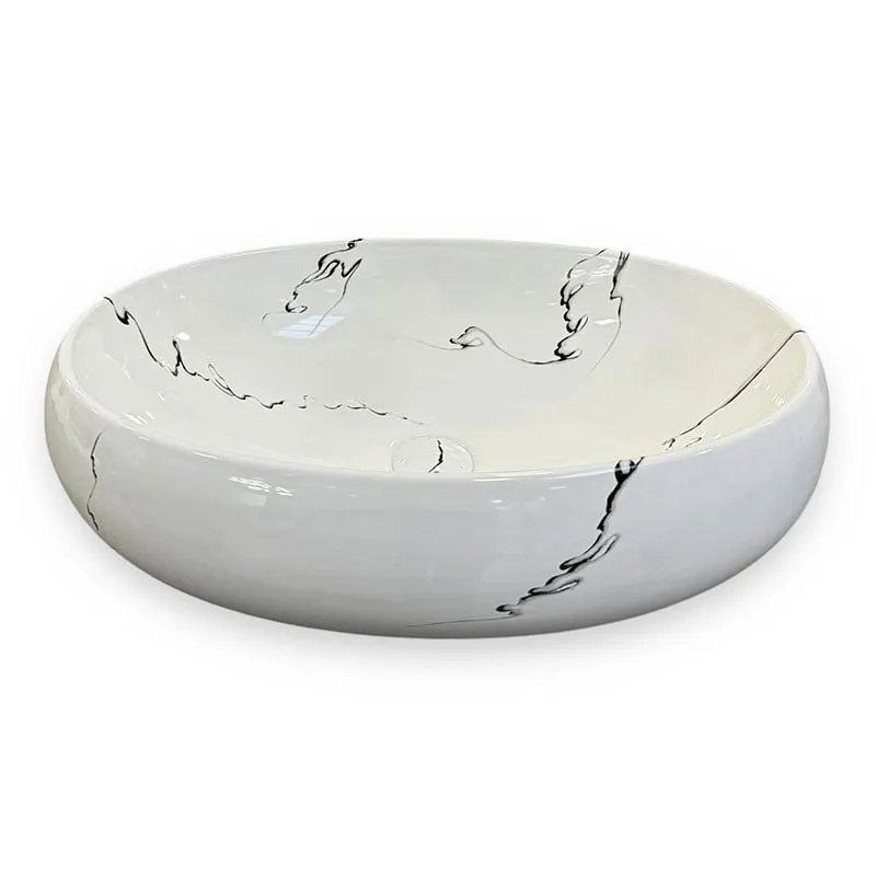 bonnie nadgradni keramički umivaonik 590x410x160 mm - slika 3