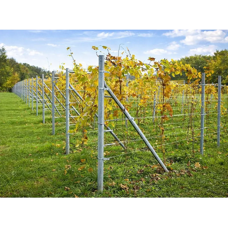 potporni stup-metalni, pocinčani-v 2300 mm - slika 3