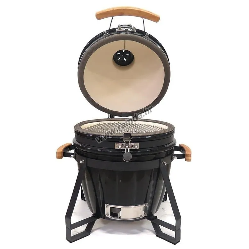 roštilj kamado žar pumpkin crni fi15" fi38cm - slika 2