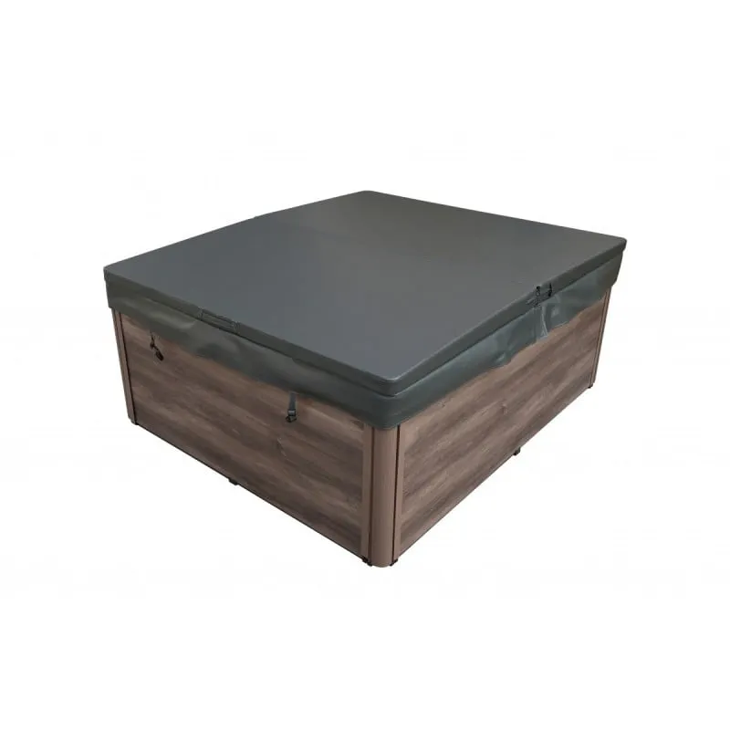 bazen hidromasažni - jacuzzi vanjski catania - bijeli mramor 210x180x82 cm - slika 4