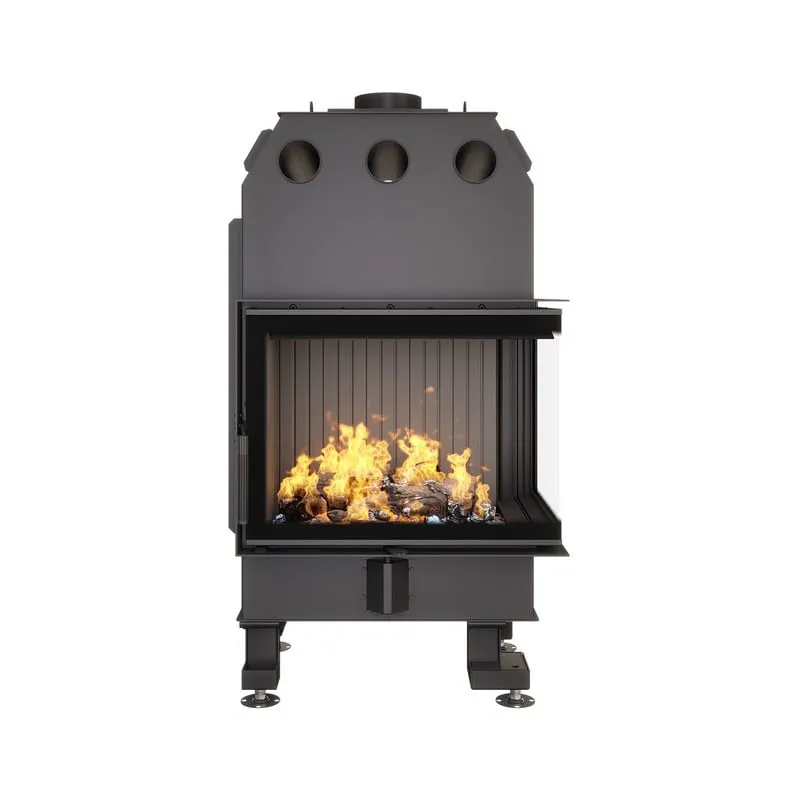 kamin ugradbeni saven energy 65x50x47r (14,5 kw) eco - crni šamot - slika 3