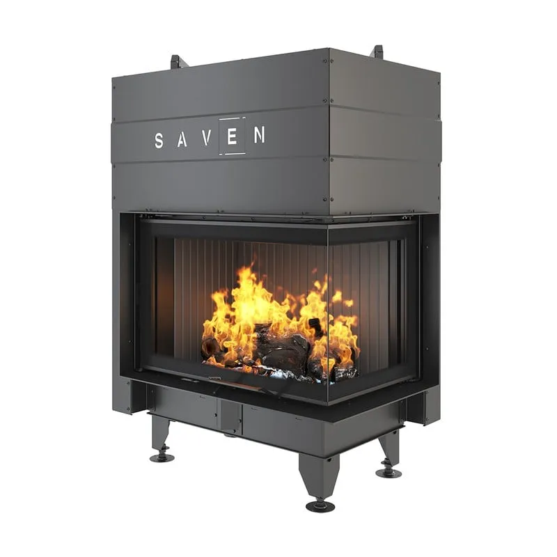 Kamin ugradbeni G/SAVEN Energy Up 75x50x47R (15,1 kW) - crni šamot - Mihovljan, Čakovec