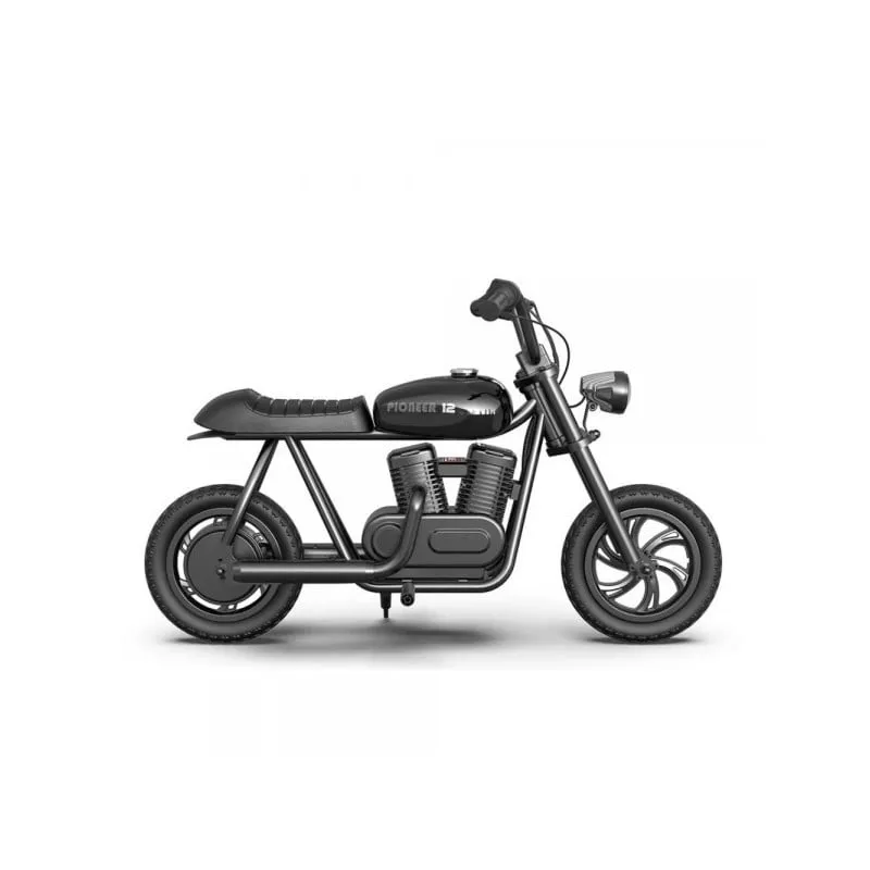 hyper gogo pioneer 12 električni motocikl za djecu - crni - slika 2