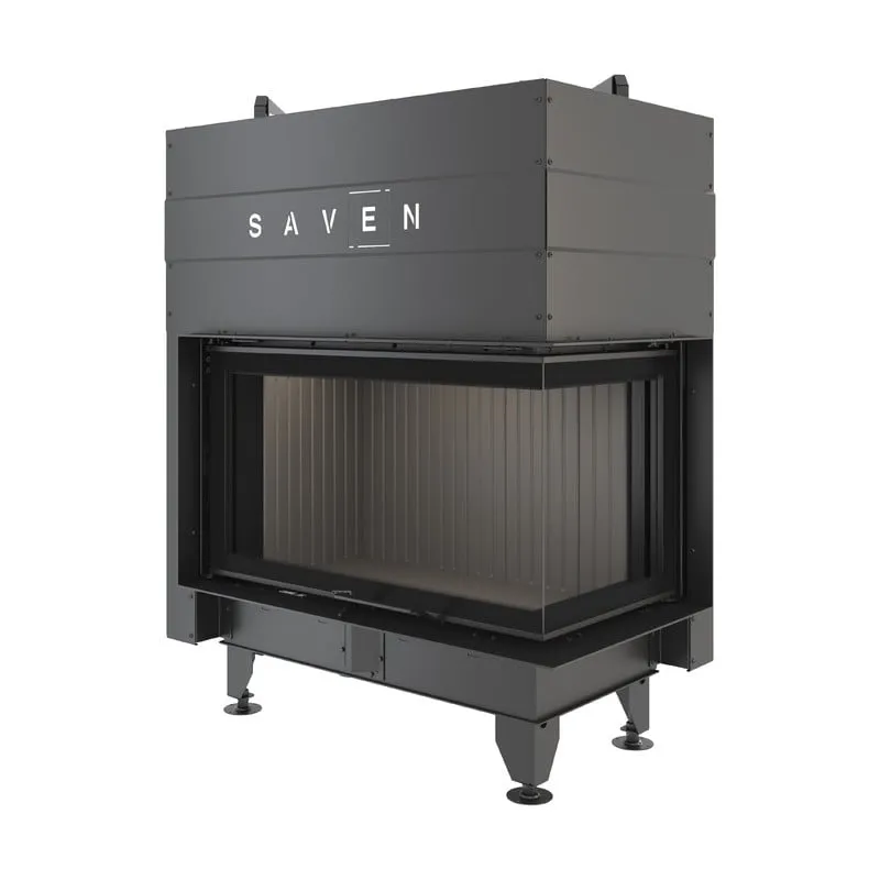 kamin ugradbeni g/saven energy up 85x50x47r (17,0 kw) - crni šamot - slika 4
