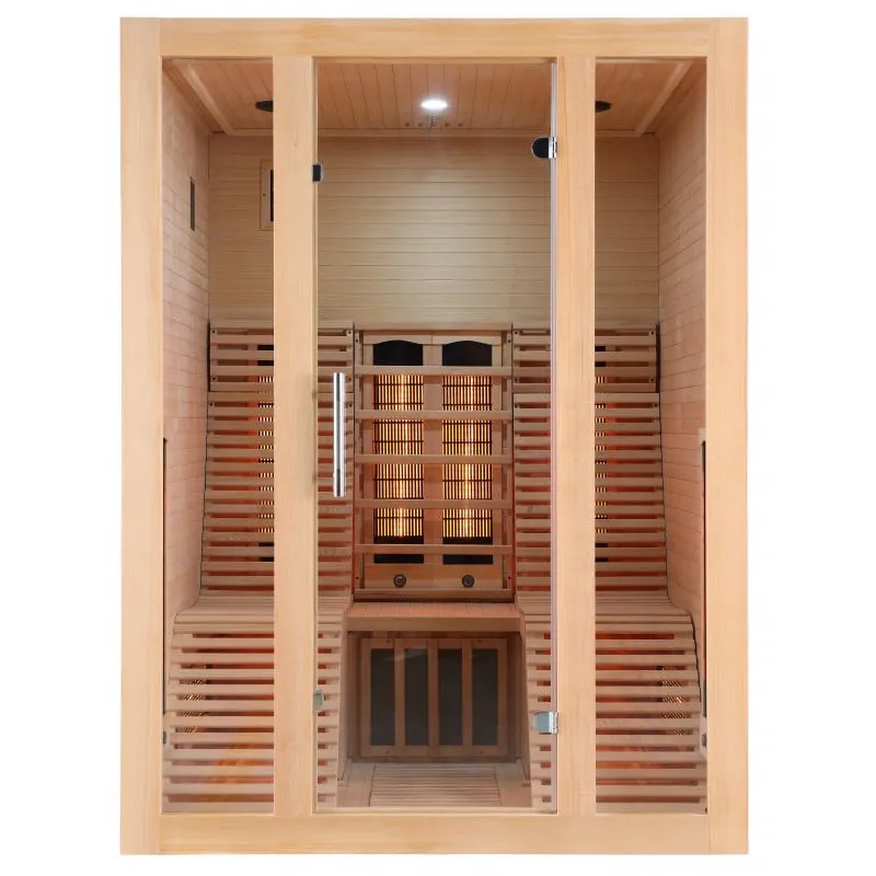 sauna infracrvena oslo kabina za 2 osobe 150x150x200 cm - slika 2