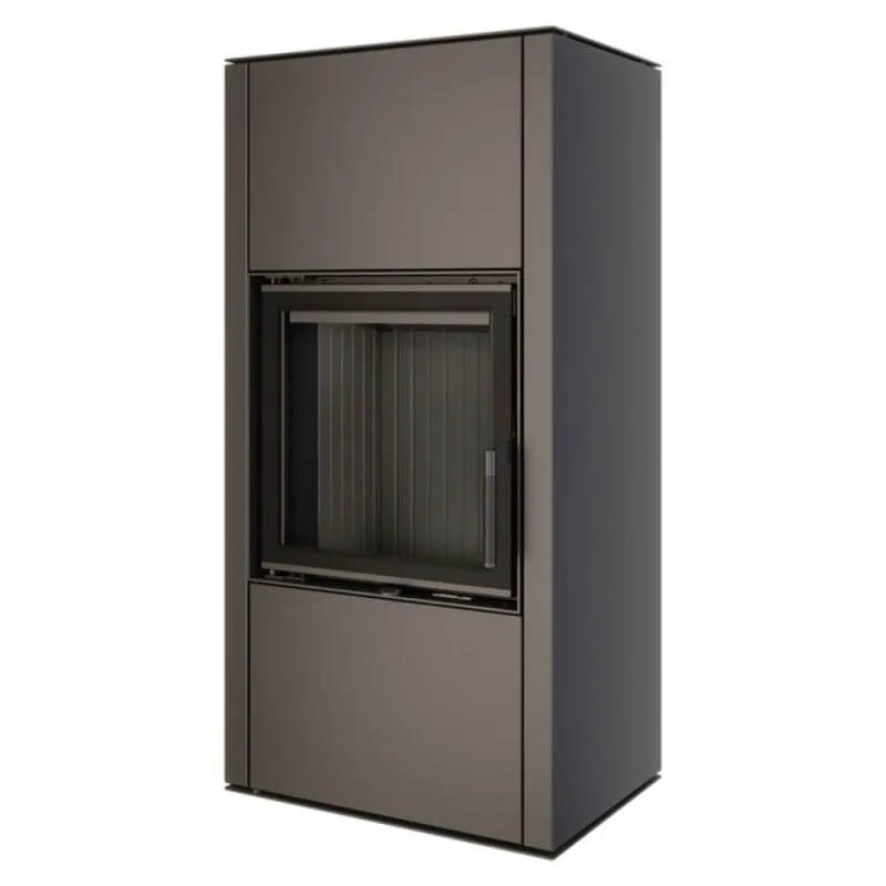 peć na drva samostojeća saven vatra xl 50x50 black eco (8,4 kw) - slika 5