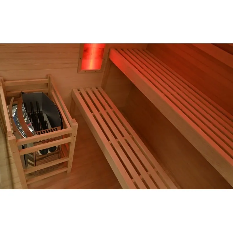 sauna luxor 1 za 2 osobe 120x120x190 cm - slika 8