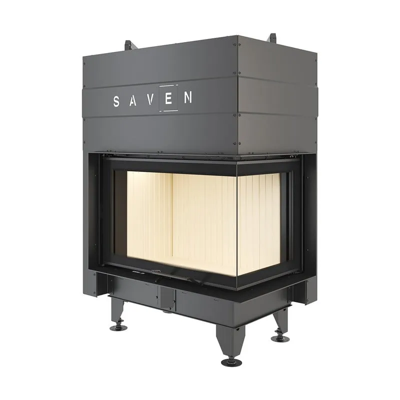 kamin ugradbeni g/saven energy up 75x50x47r (15,1 kw) - bijeli šamot - slika 4