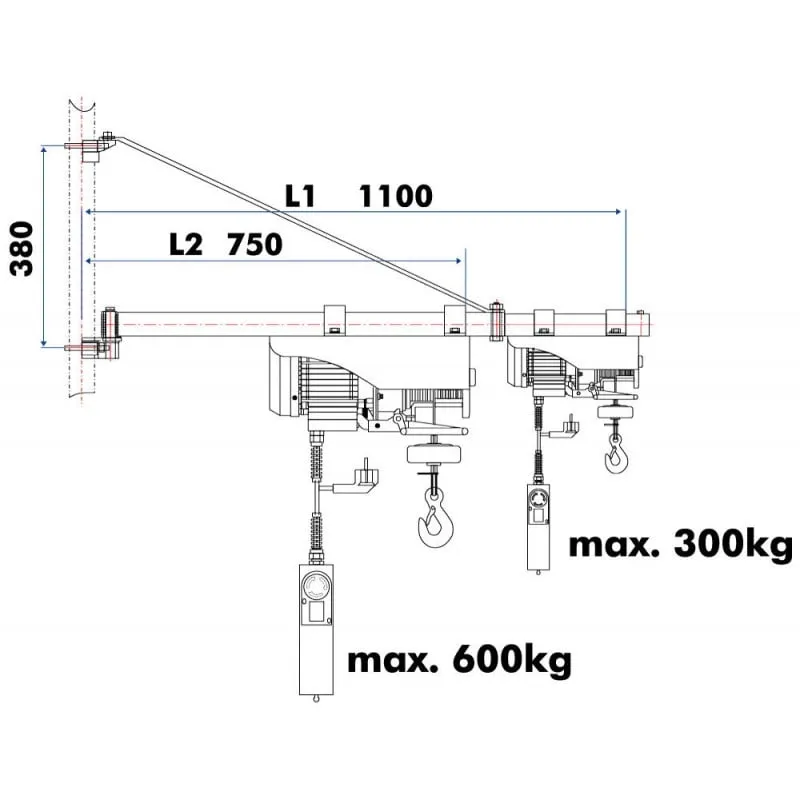 okretna ruka za esz sa3001100 holzmann maschinen - slika 2