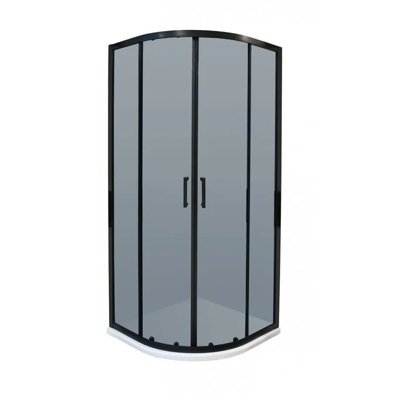 tk black 80 polukružna tuš kabina 80x80x195 cm - slika 2