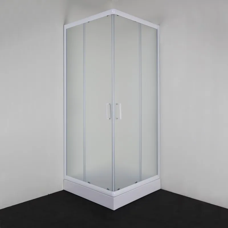 Tuš kabina sa činčila staklom pravokutna , bijela 78-80x78-80x190 cm - Mihovljan, Čakovec