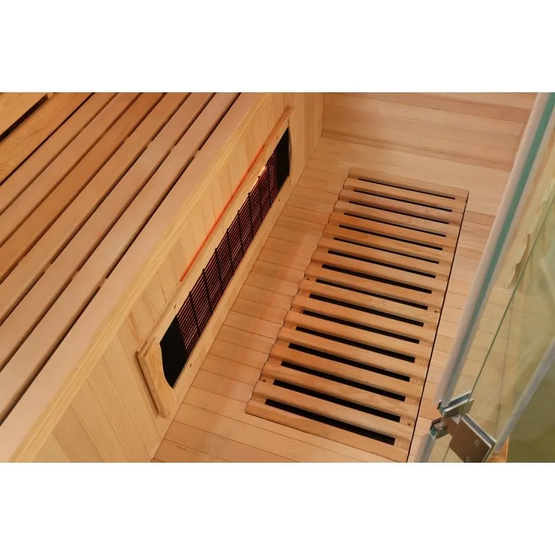 sauna deluxe infracrvena za 3-4 osobe 150x150x200 cm - slika 3