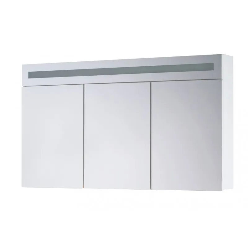kupaonski ormarić sweet/fiora 120 cm s ogledalom bijeli - slika 1