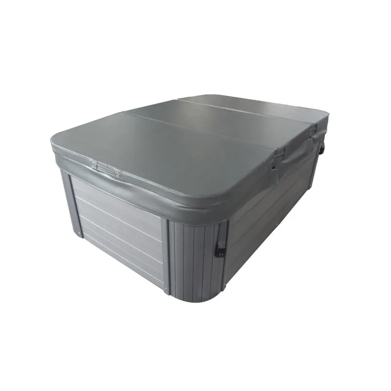 bazen hidromasažni - jacuzzi vanjski modena - bijeli mramor 205x130x70 cm - slika 15