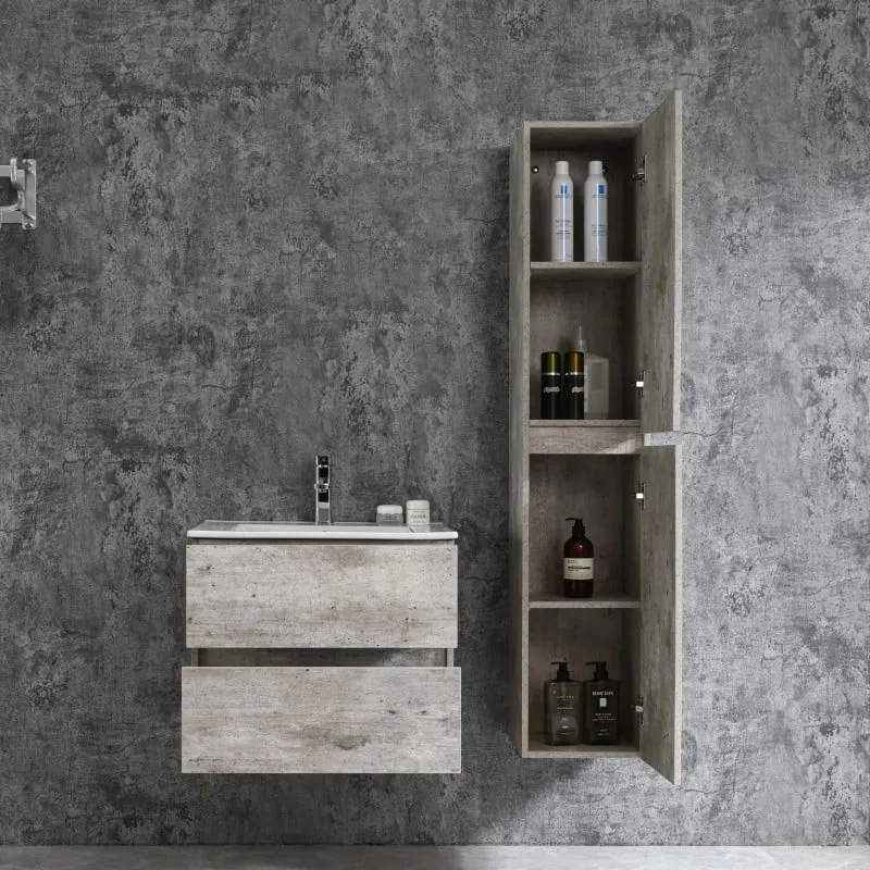 corbo visoki ormar 150x30x30cm sivi - slika 3