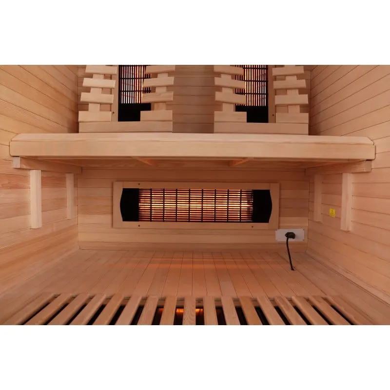 sauna infracrvena kabina malmö 2 za 2 osobe 120x105x190 cm - slika 11