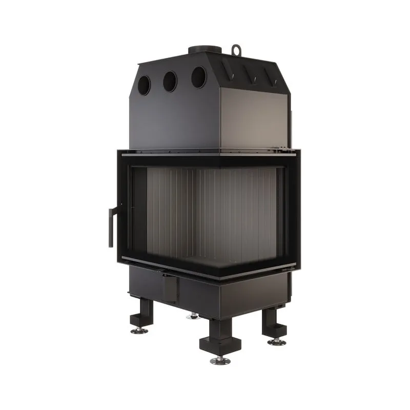 kamin ugradbeni saven energy 65x50x47r (14,5 kw) eco - crni šamot - slika 2