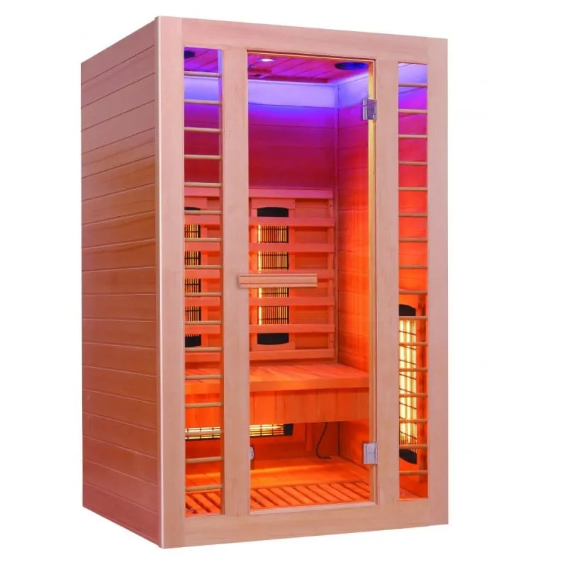 sauna infracrvena kabina safir za 2 osobe 120x105x195cm - slika 3