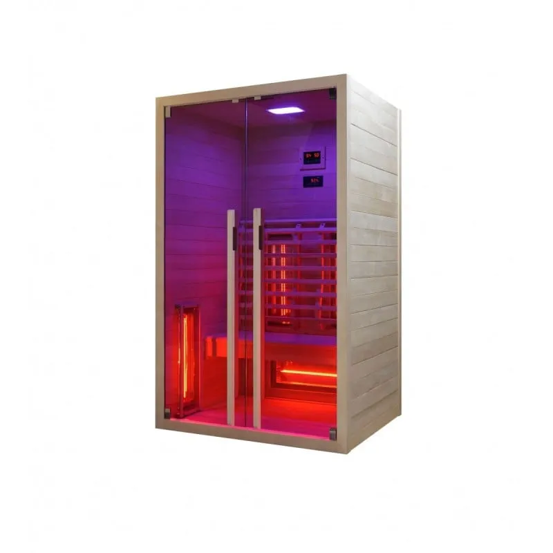 sauna infracrvena ruby 2 za 2 osobe 120x100x195 cm - slika 2