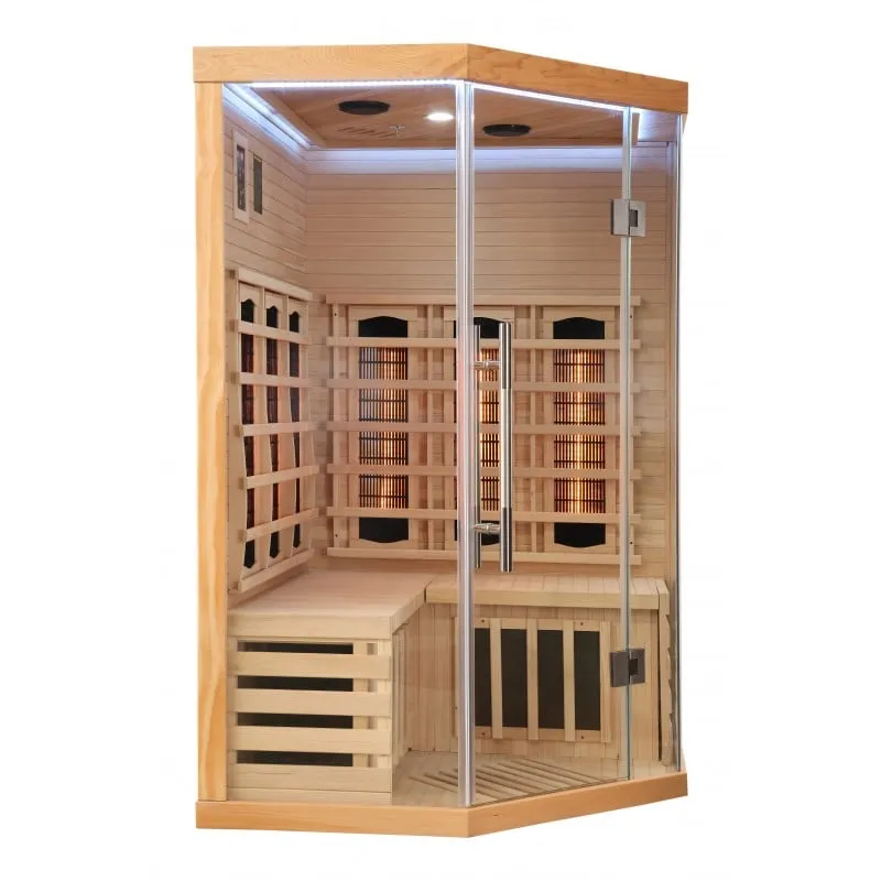sauna supreme infracrvena za 2 osobe 120x120x190 cm - slika 16