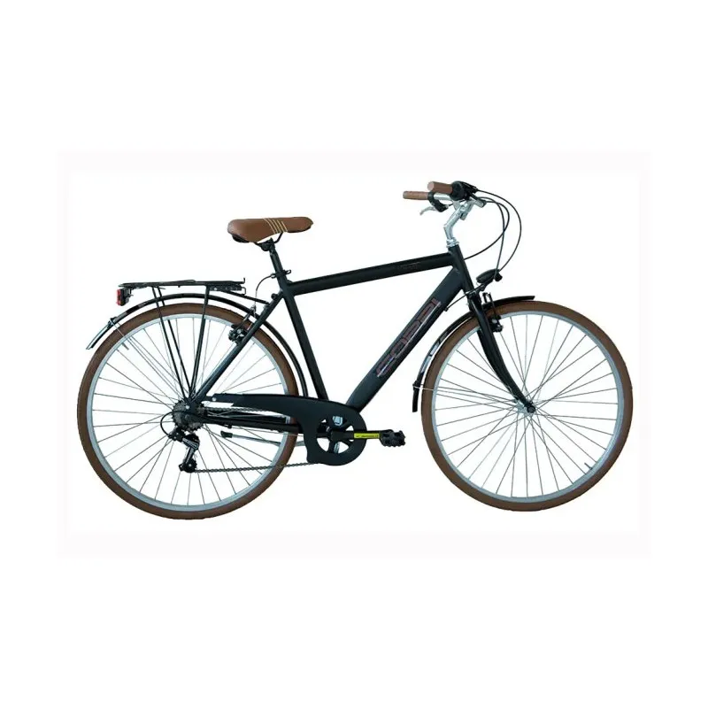Bicikl Coppi-Amalfi 6/br-shim/ty-21, revoshift, aluminijski okvir, muški, 28" crno smeđi - Mihovljan, Čakovec