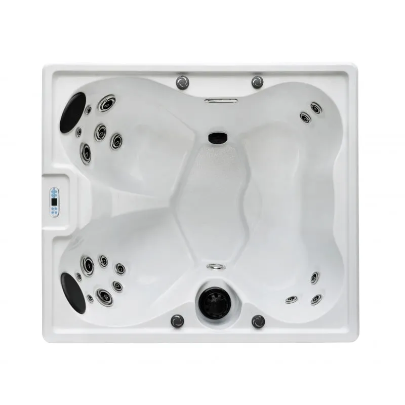 bazen hidromasažni - jacuzzi jacuzzi palermo - bijeli mramor 180x160x76 cm - slika 2