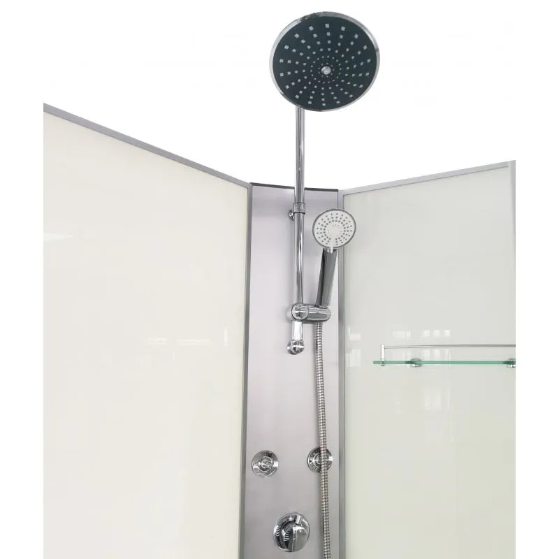tuš kabina viva 2 120x80x225cm, reverzibilna - slika 4