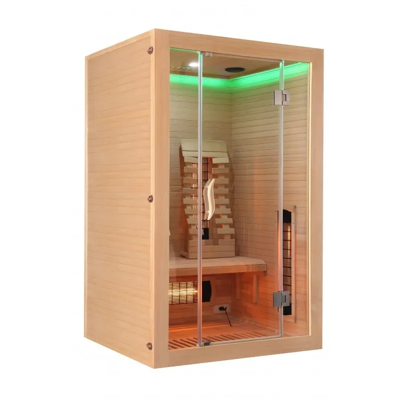 sauna infracrvena kabina malmö 2 za 2 osobe 120x105x190 cm - slika 19