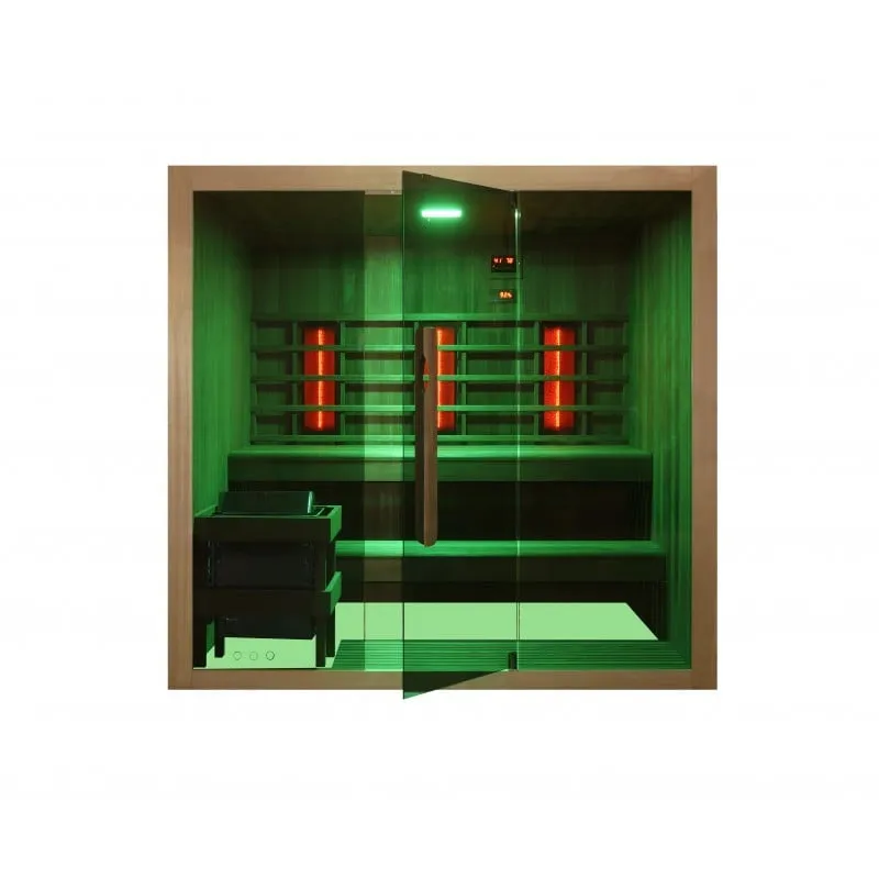 sauna kotka+ infracrvena kabina za 4-5 osoba 200x150x190 cm - slika 3