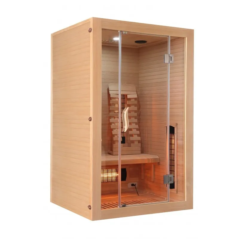 sauna infracrvena kabina malmö 2 za 2 osobe 120x105x190 cm - slika 2