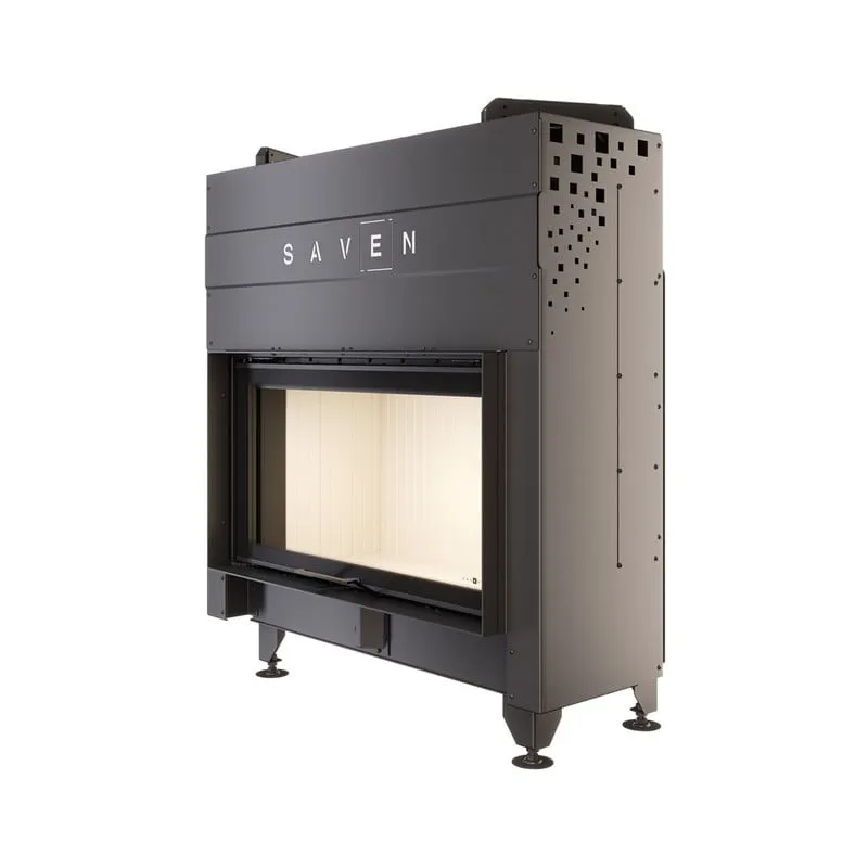 kamin ugradbeni g/saven energy up 90x50 (19,0 kw) eco - bijeli šamot - slika 5