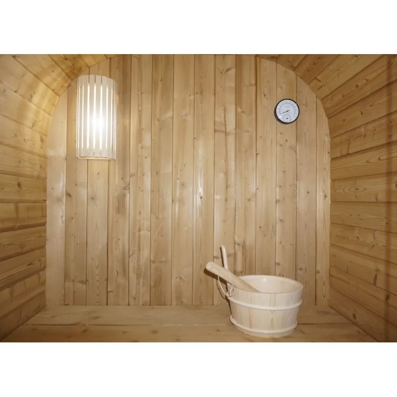 sauna vanjska lindholm za 1-2 osobe 128,2 x 120 x 194 cm (komplet za montažu) - slika 8