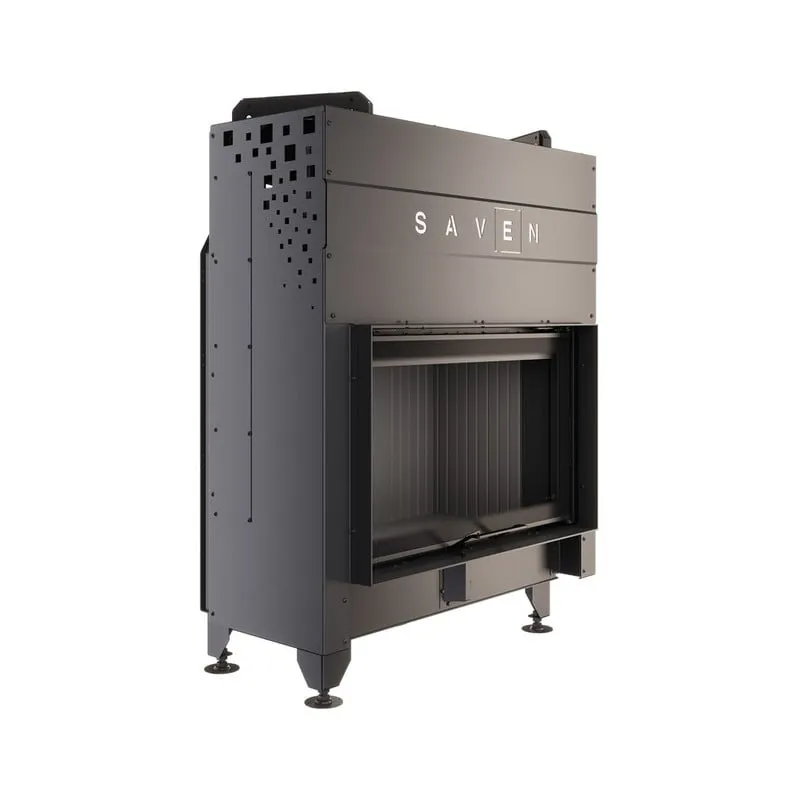 kamin ugradbeni g/saven energy up 80x50 (17,0 kw) eco - crni šamot - slika 5