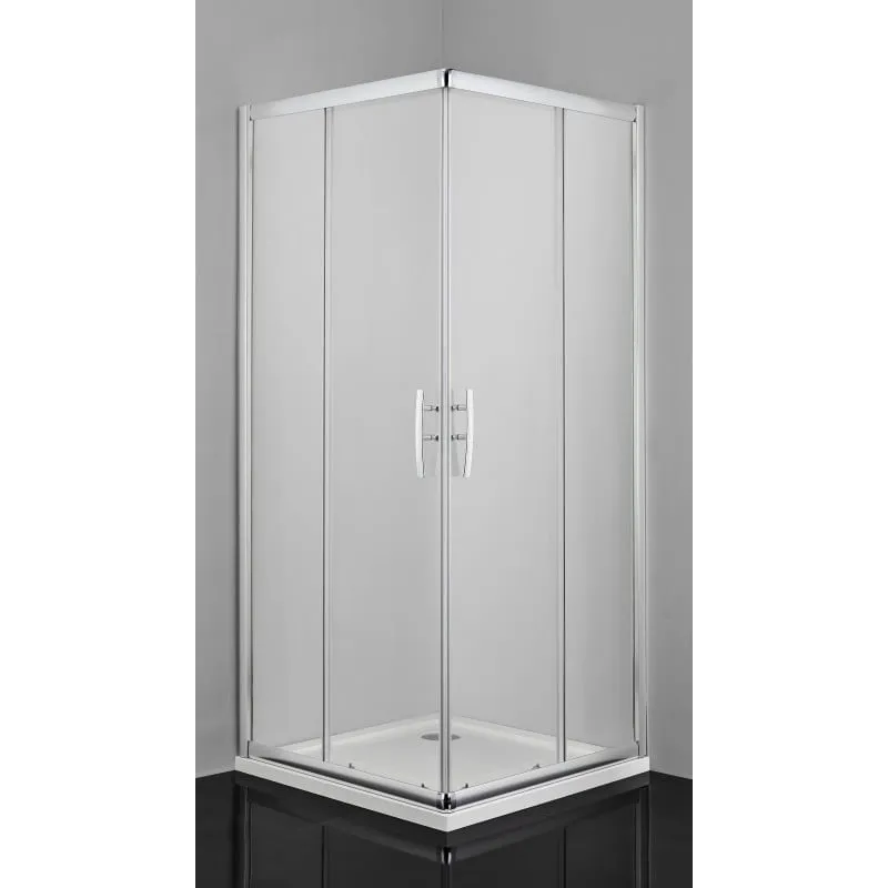 Klizna kutna vrata za tuš PRO-LINE krom 98,5-100x200 - Mihovljan, Čakovec