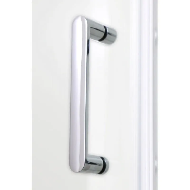 tuš vrata sa krilima 80 cm krom 78-80x195 cm - slika 2