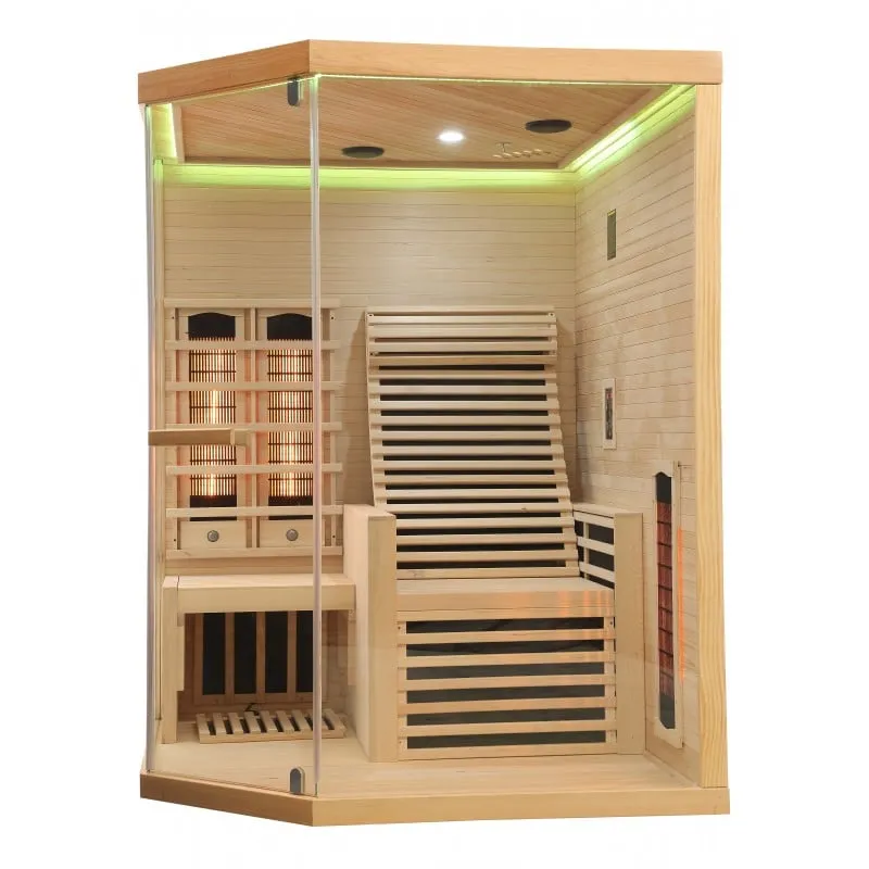 sauna carbon 3 infracrvena za 2 osobe 150x150x195 cm - slika 19